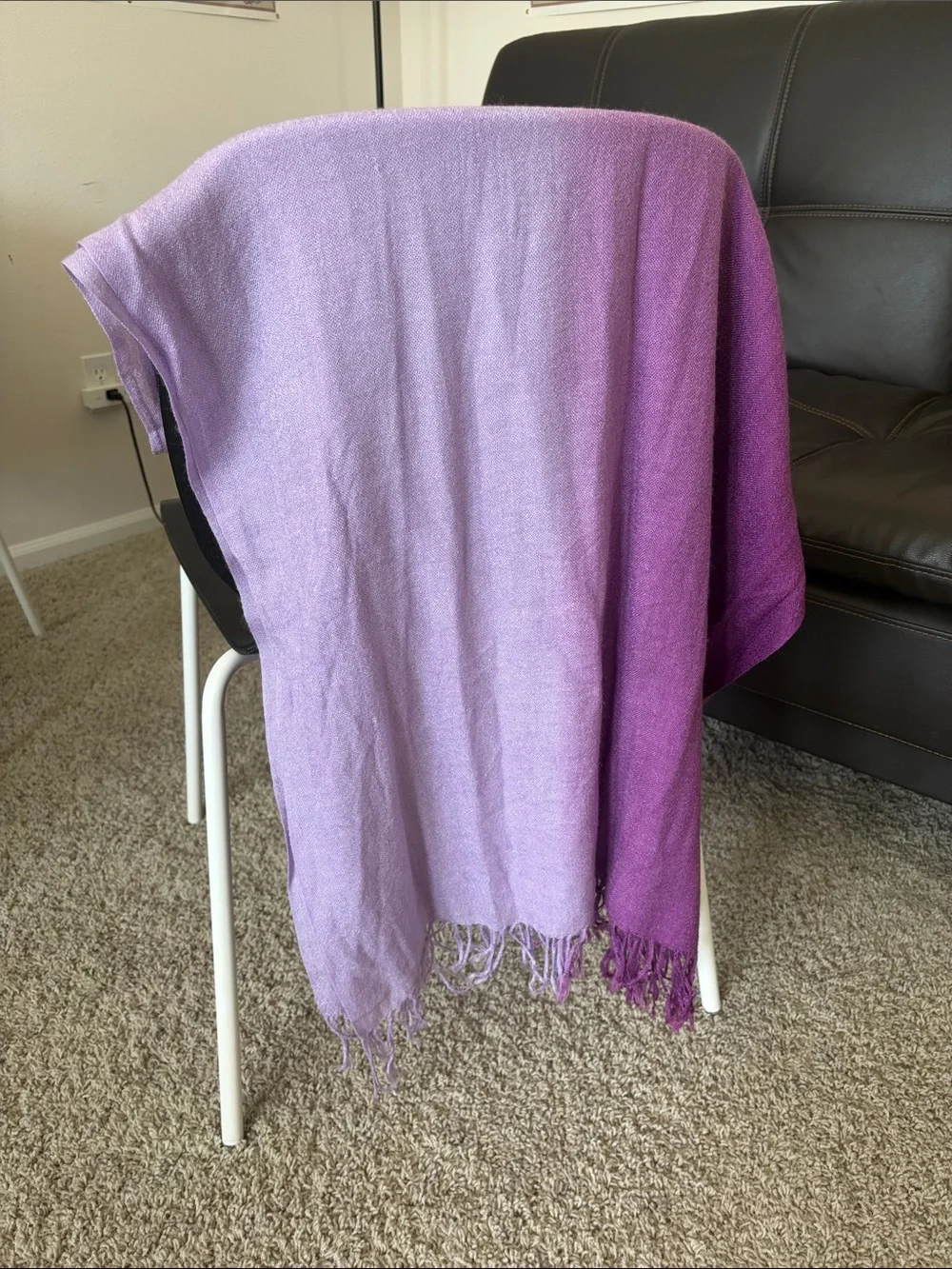 Purple Ombre Scarf or Wrap